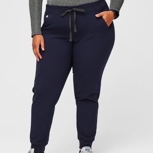 Figs Zamora Jogger Scrub Pant Sz XL Navy